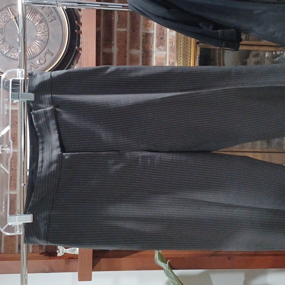 Ladies fully lined pin strip pants